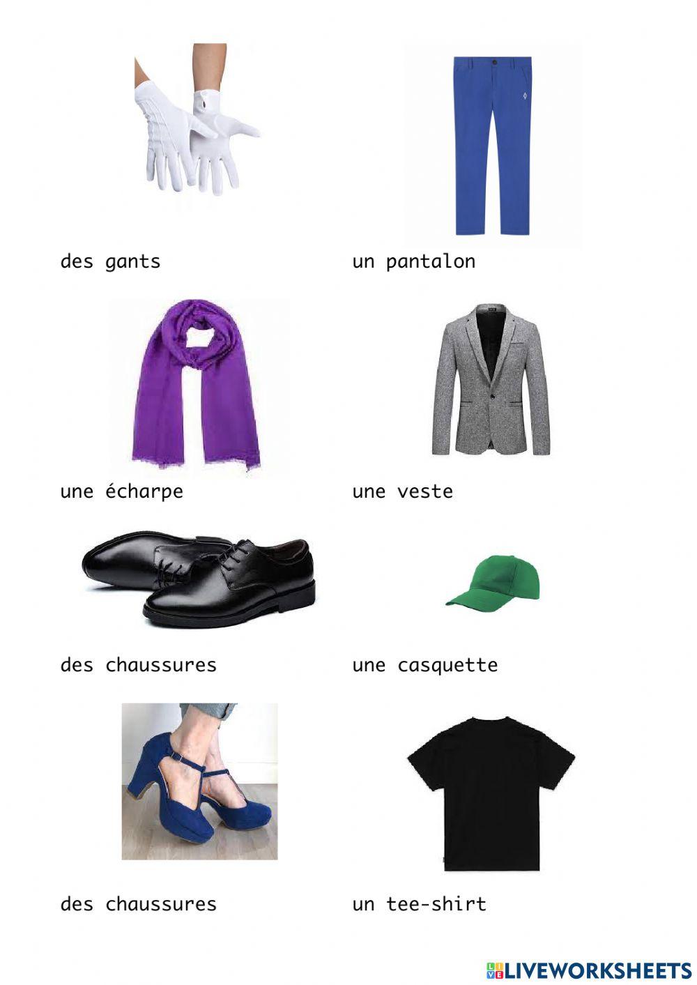 Vetements et couleurs
