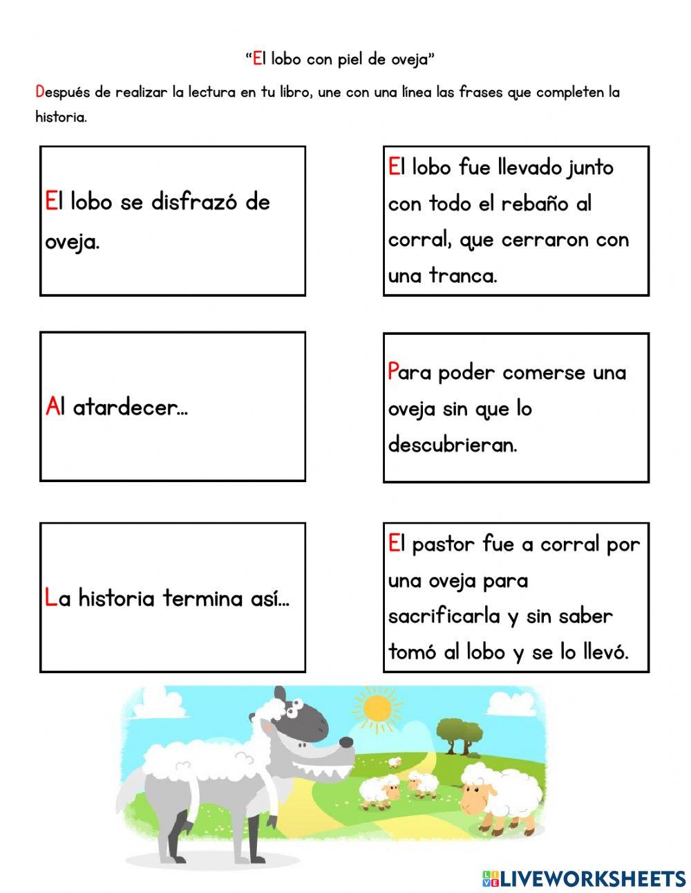 El lobo con piel de oveja