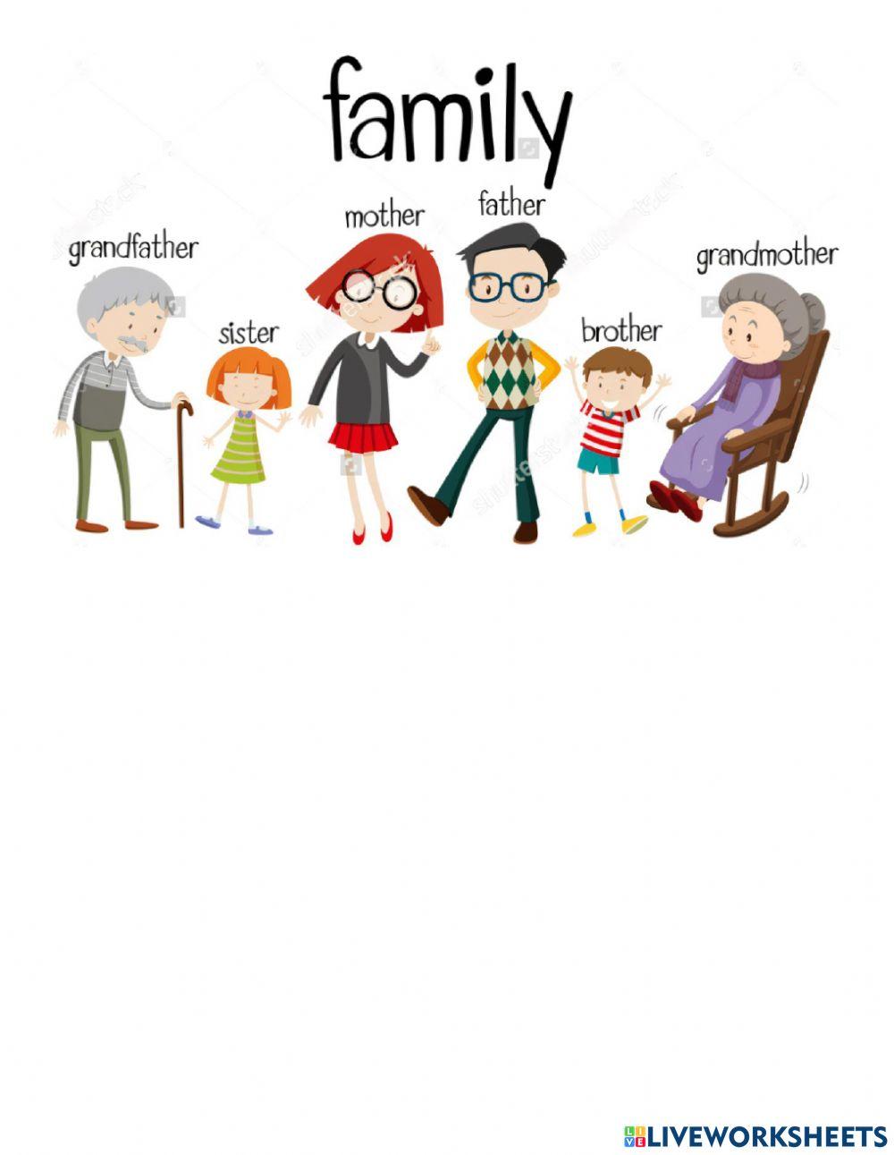 FAMILY SONG online exercise for | Live Worksheets