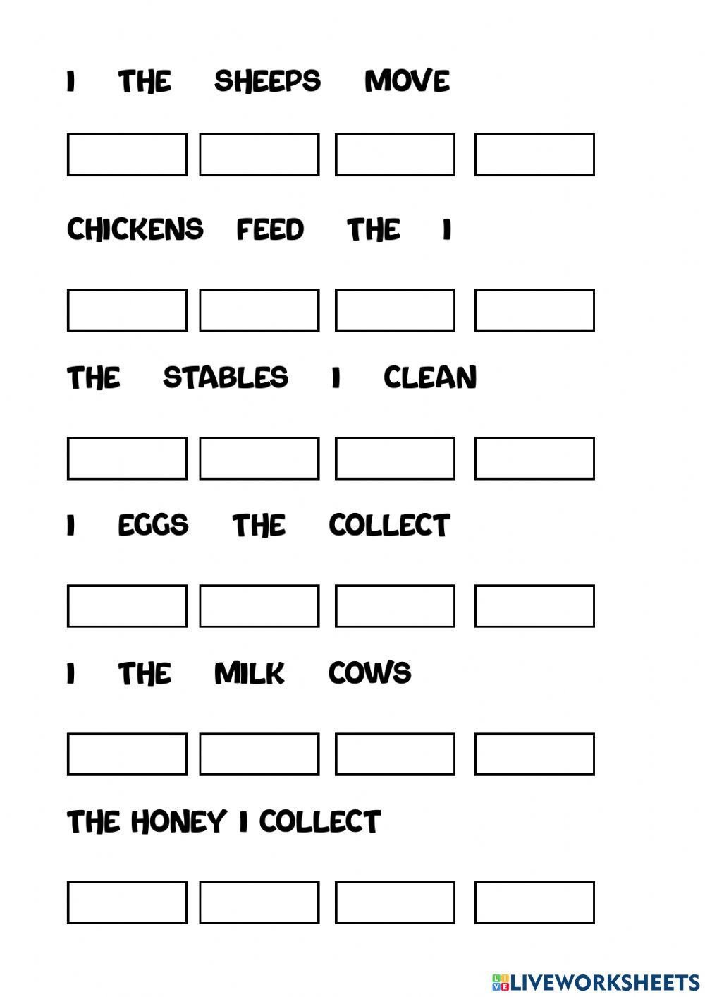 Present simple affirmative