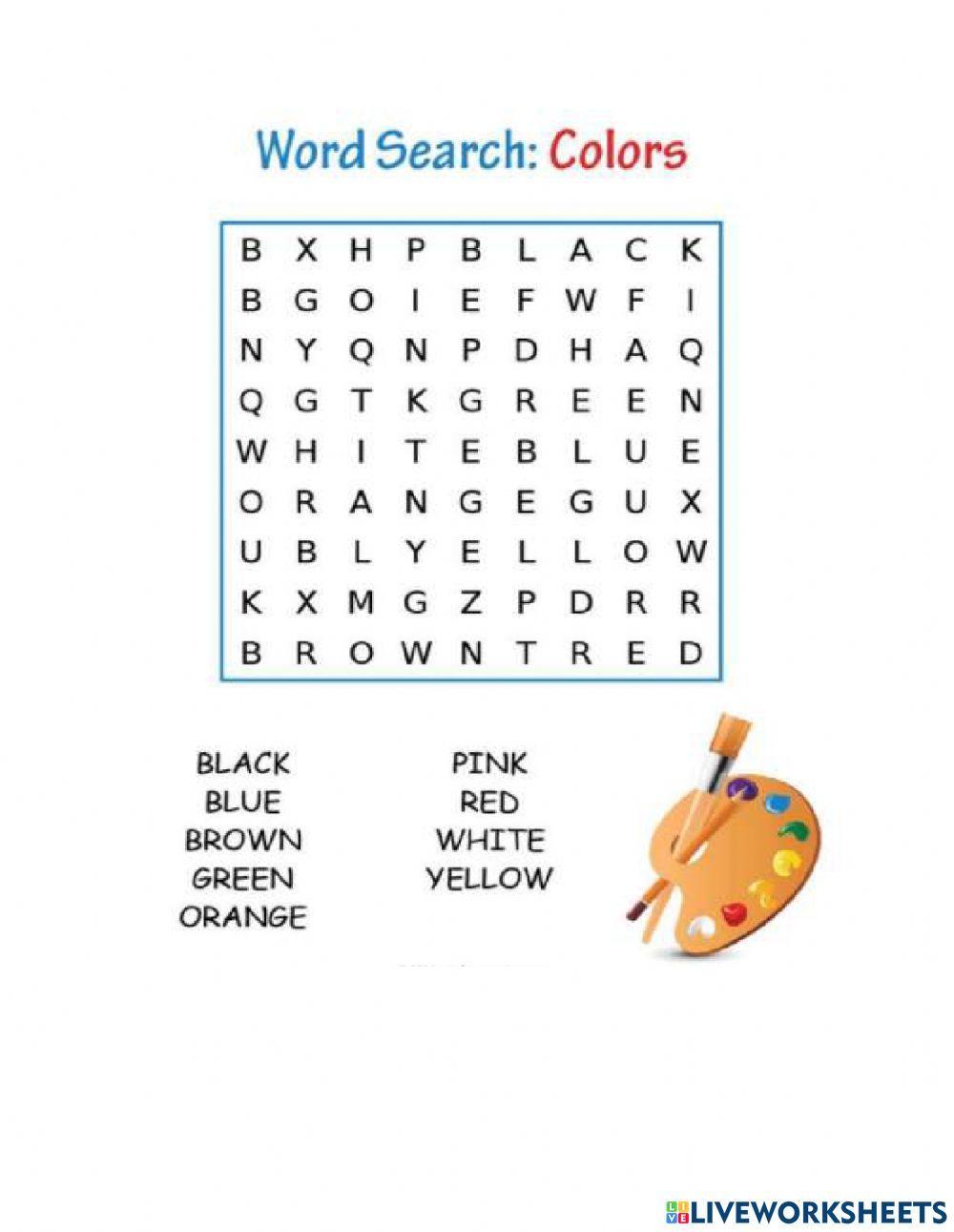 Wordsearch-Colors