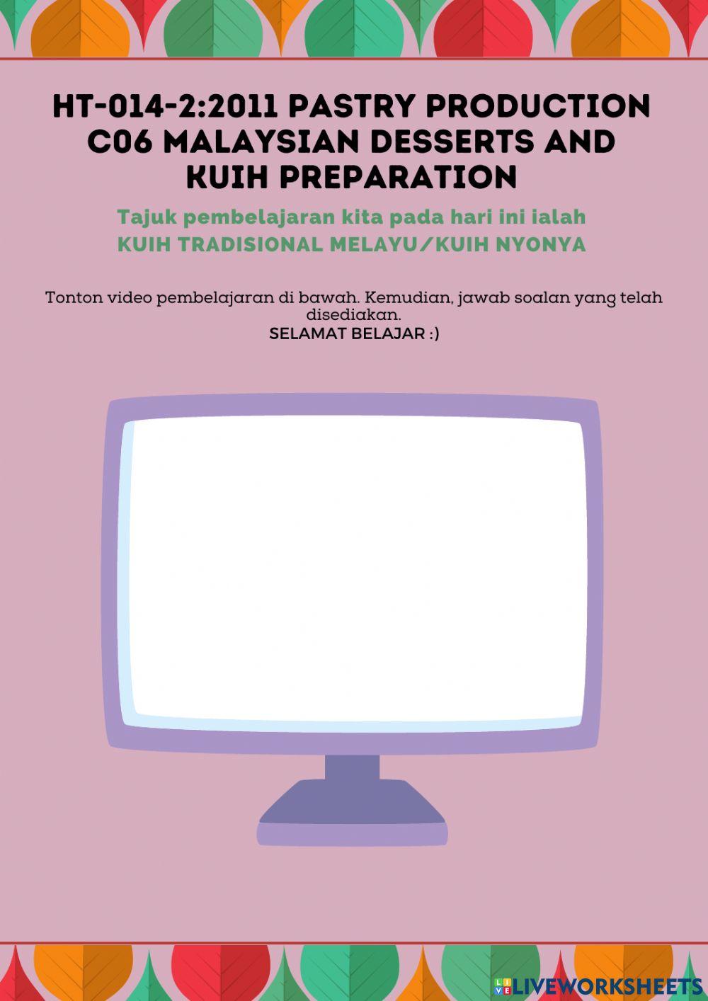 Kuih Tradisional Melayu-Kuih Nyonya