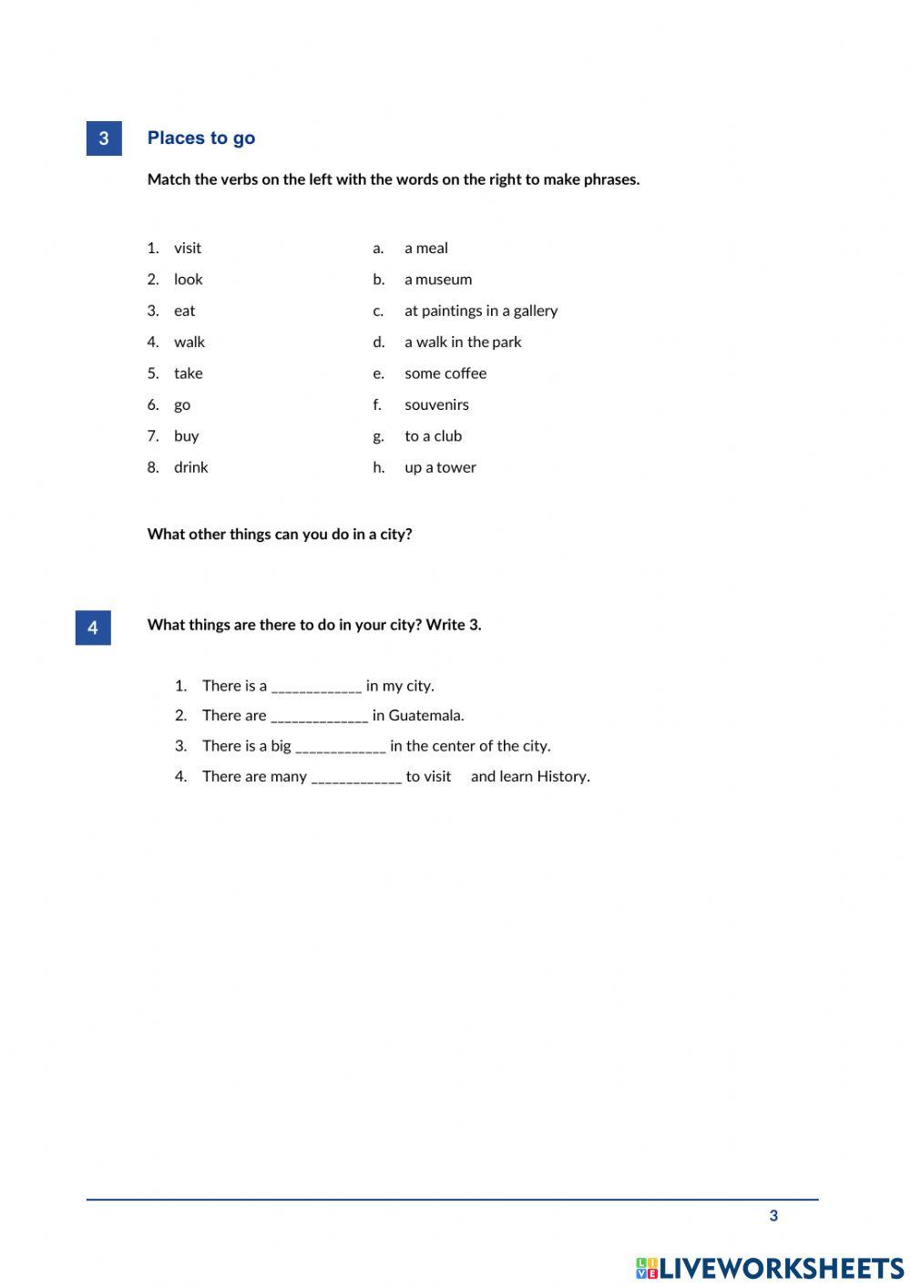 Traveling Around the World - Worksheet