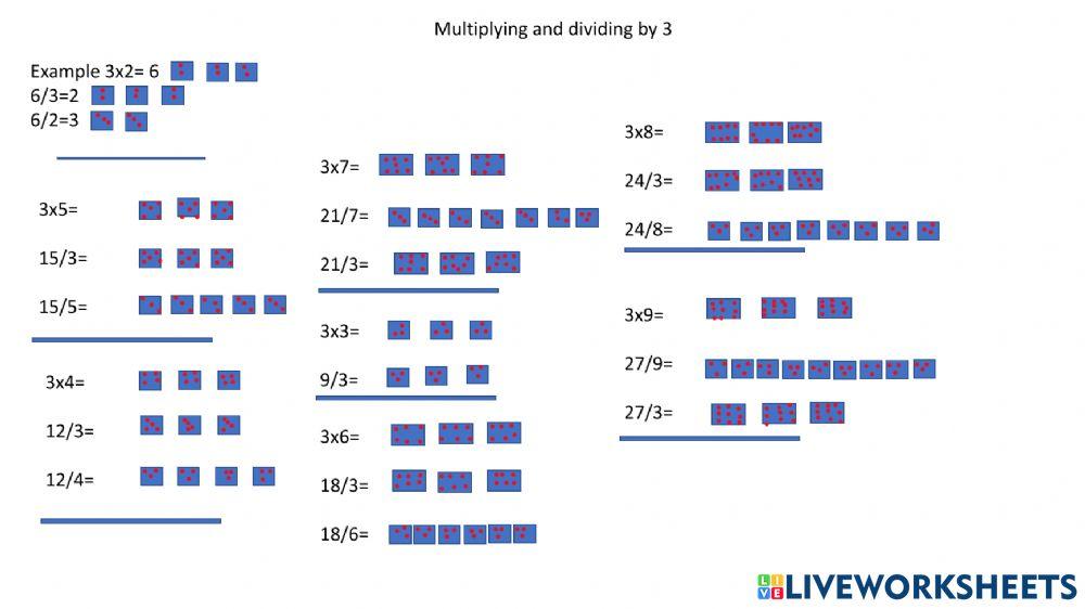 Multiply and Divide by 3