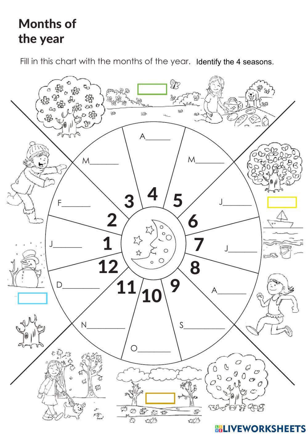 Seasons and Months of the Year