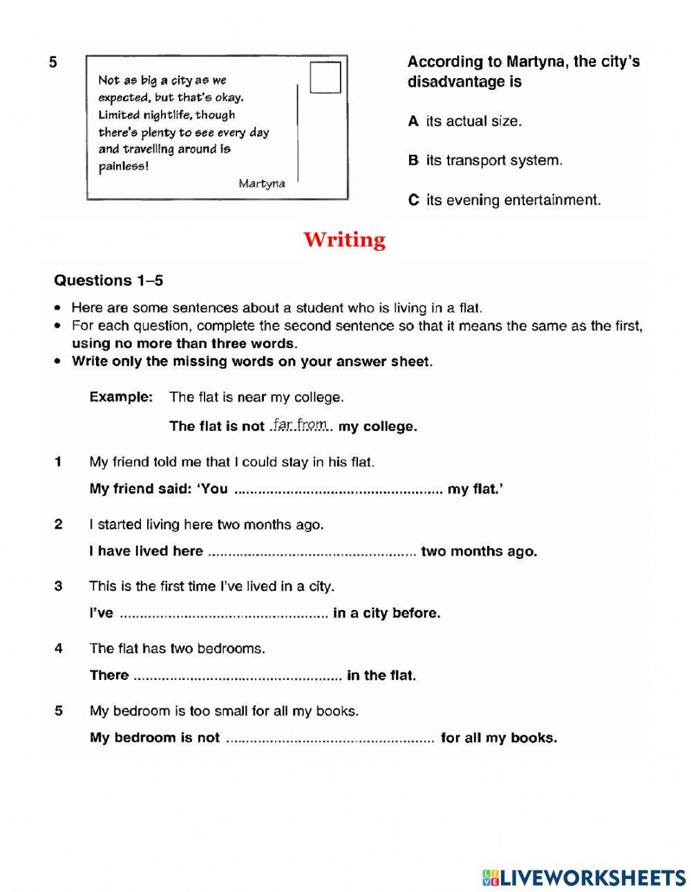 Ielts quiz 1