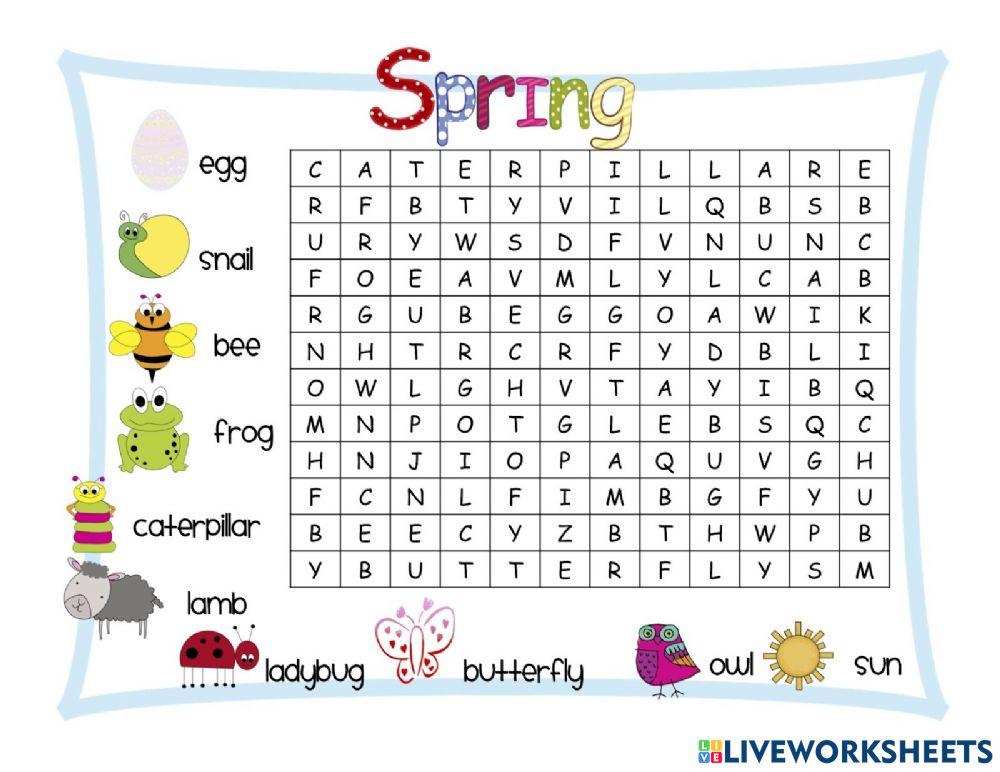 Animal Wordsearch