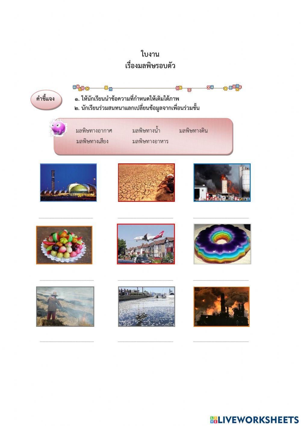 มลพิษต่างๆ