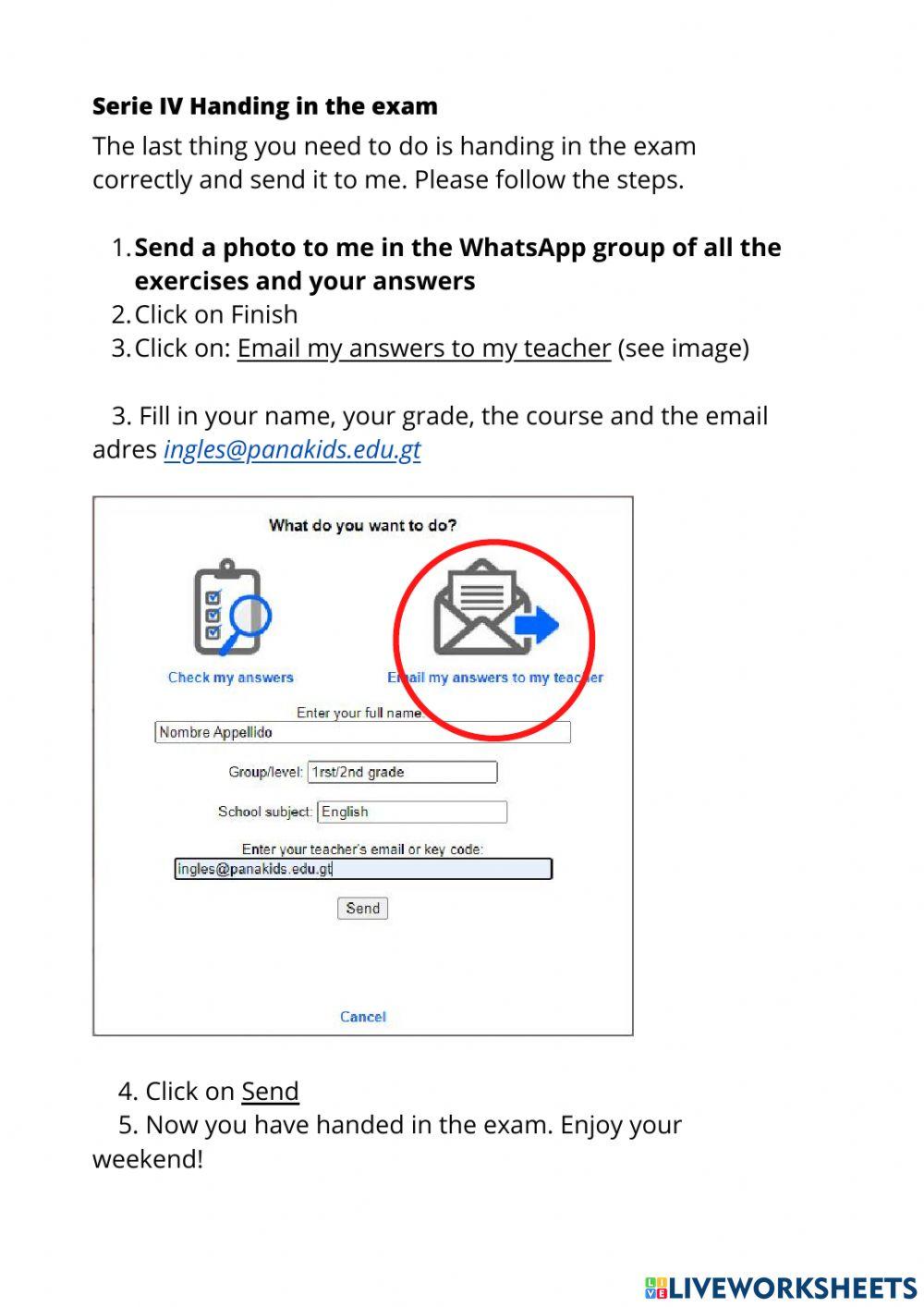 Evaluation Past Simple verbs