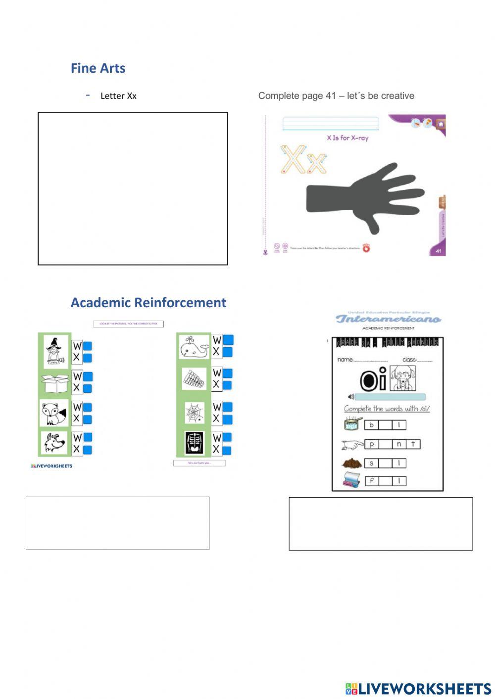 Weekly activities week 39