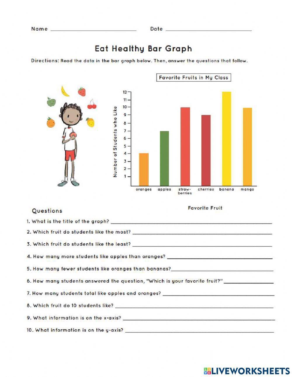 Bar Graph Worksheets 3rd Grade