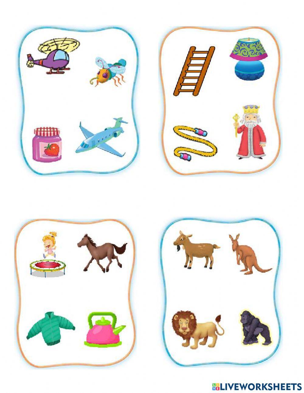 Choose the same sound G-L