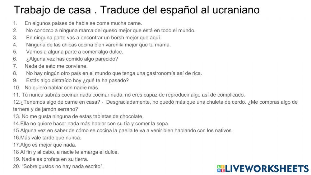 2 Semeste Comida  clase  6