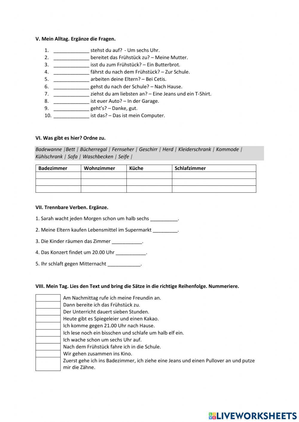 Vorbereitung auf den Test - Alles stimmt 1, L4, L5