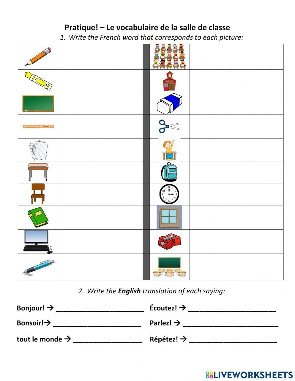 Pratique - Salle de Classe
