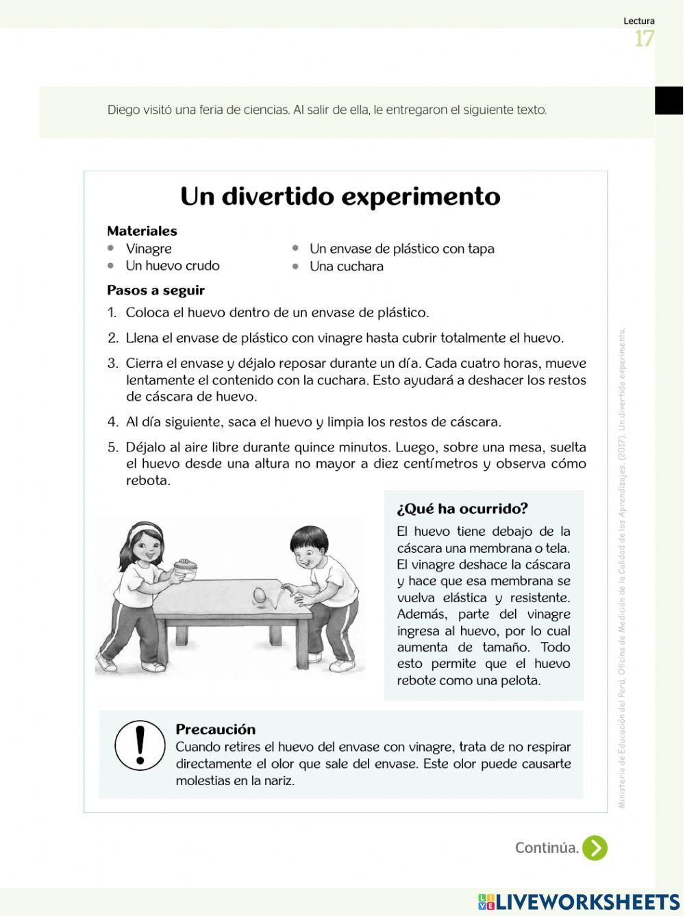Un experimento