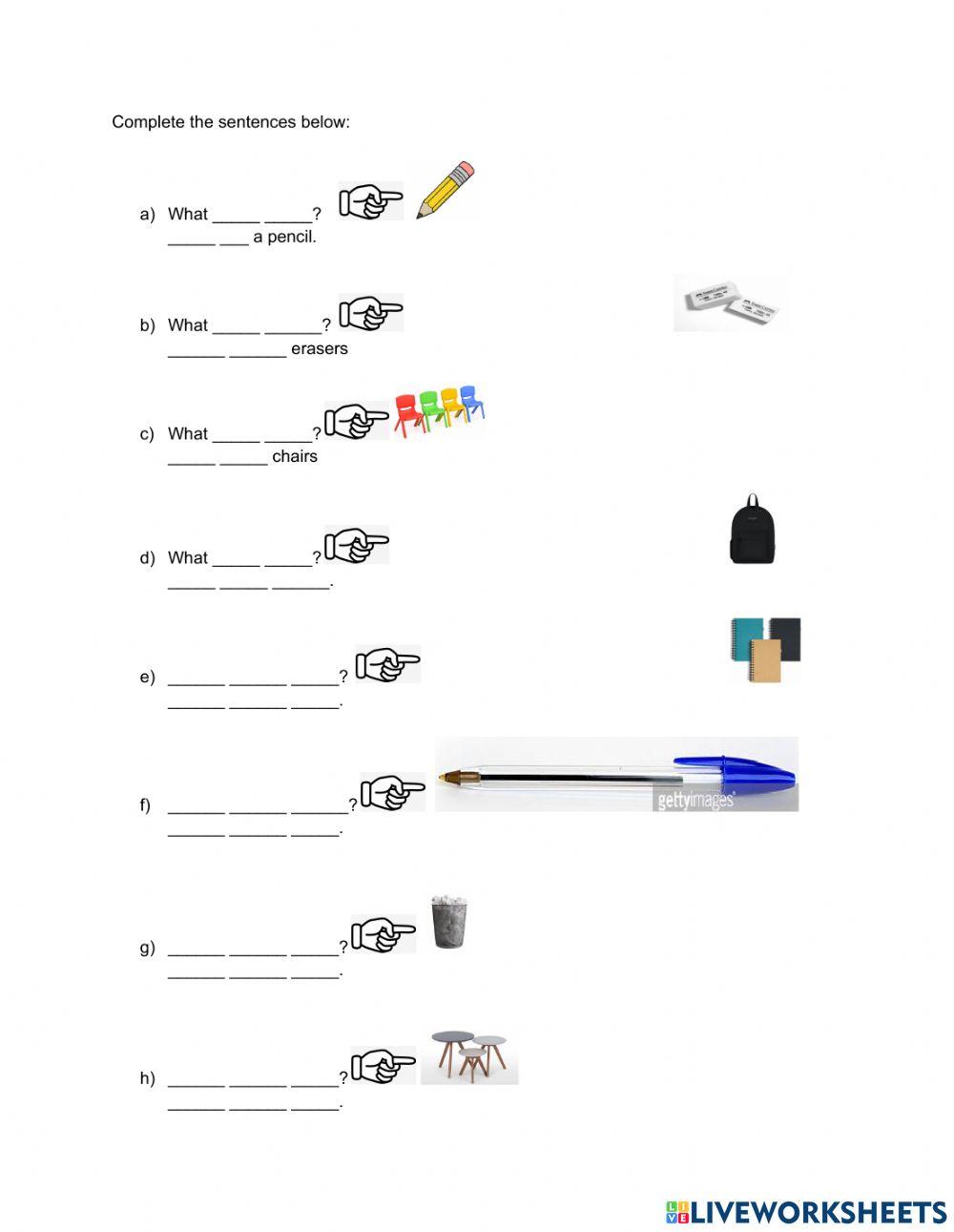 This, that, these, those