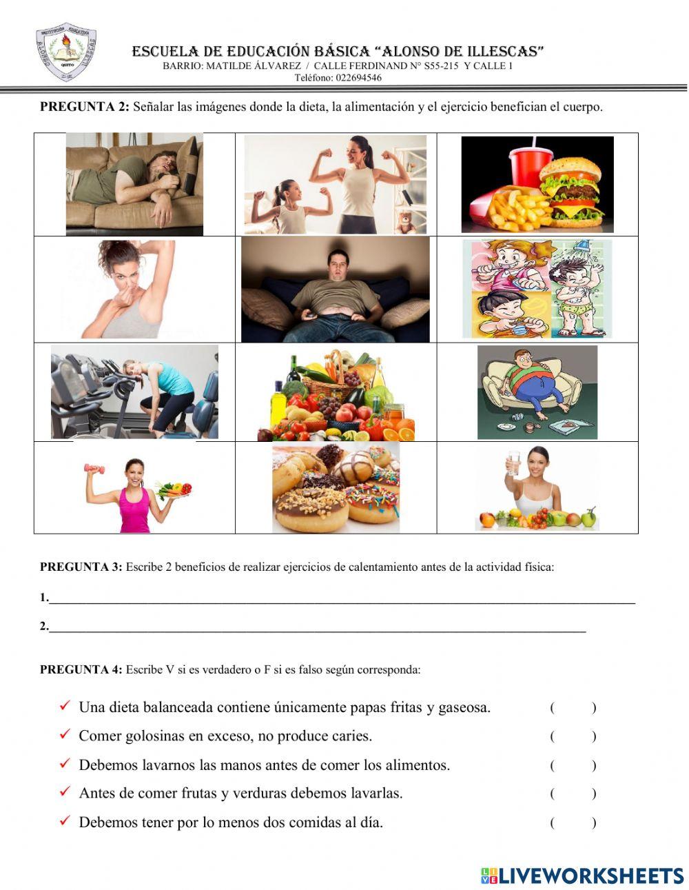 Evaluación quimestral