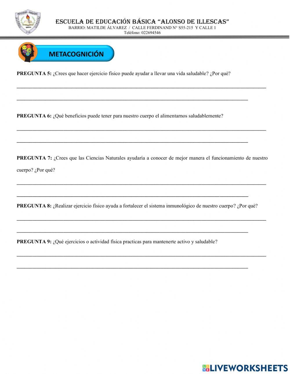 Evaluación quimestral