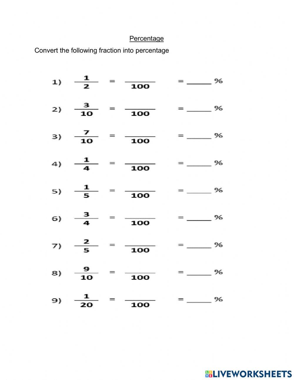 1865726 Fractions to percentage Dominique Thompson