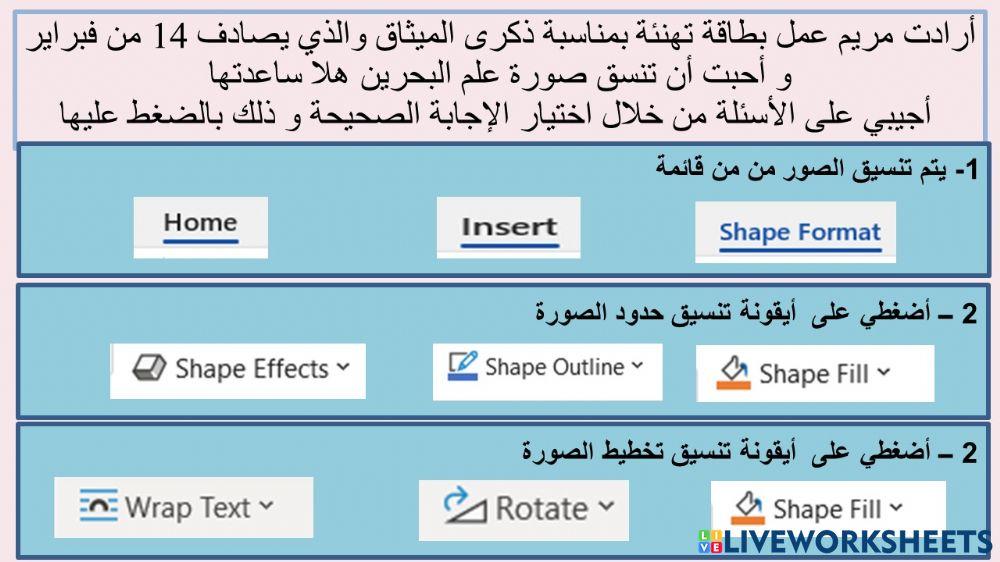 تنسيق الصور 2