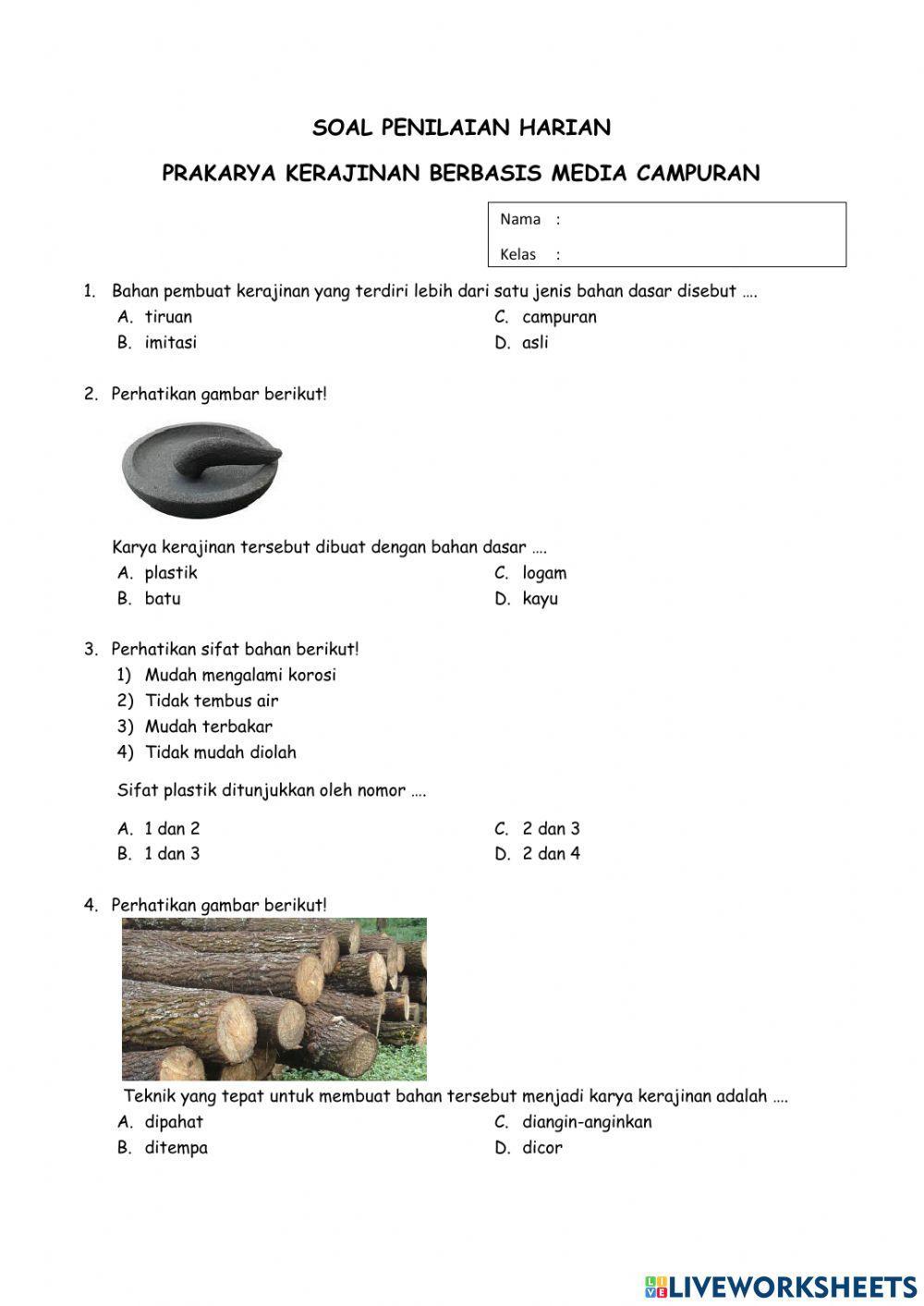EVALUASI KERAJINAN BERBASIS MEDIA CAMPURAN
