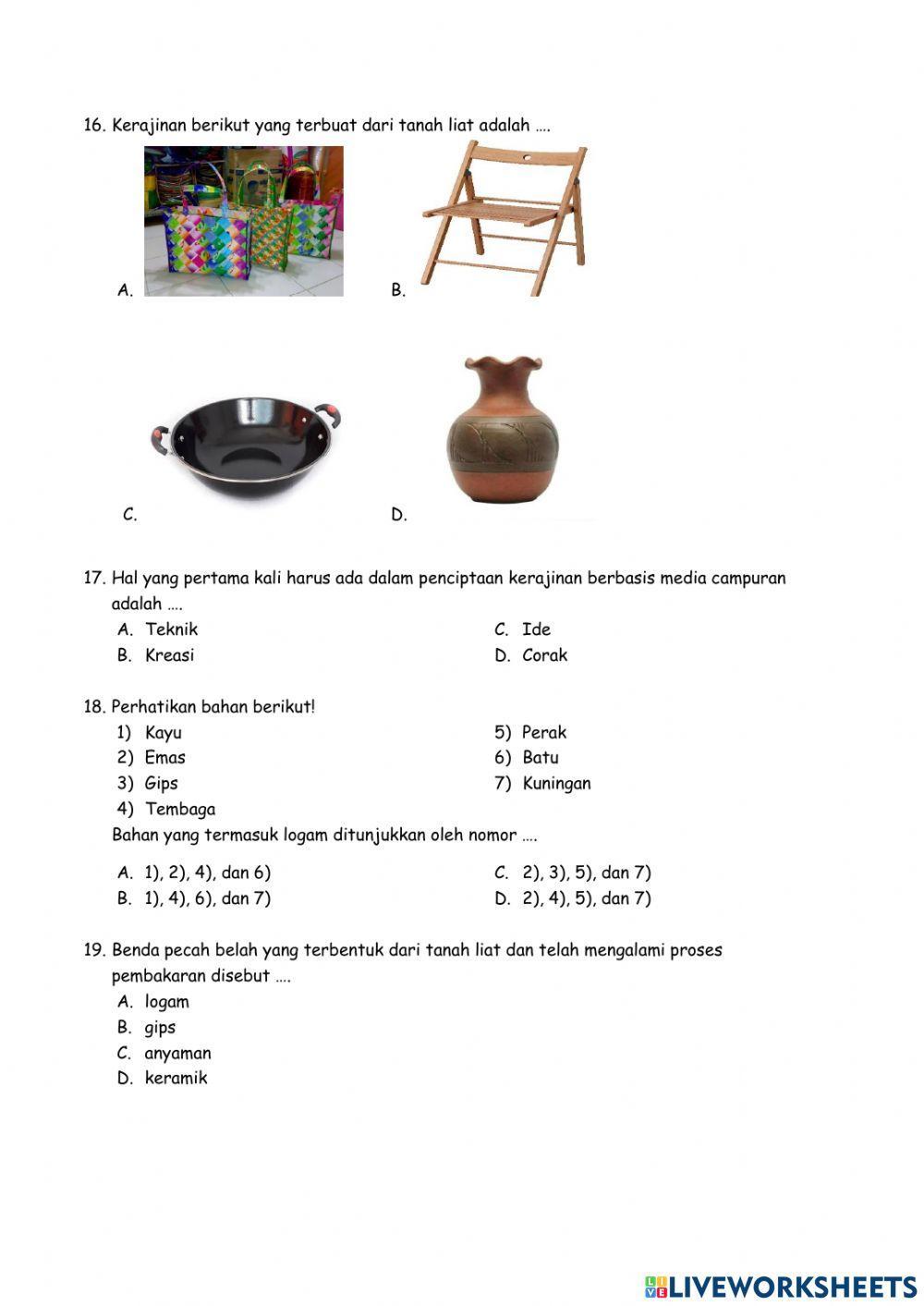 EVALUASI KERAJINAN BERBASIS MEDIA CAMPURAN