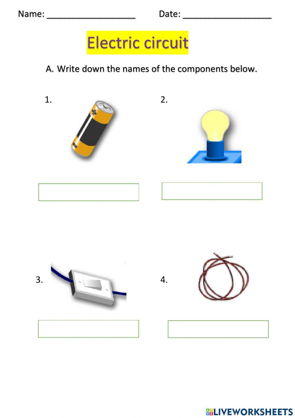 1866123 Electric Circuit Tr Zee LiveWorksheets 1866123 Electric Circuit Tr Zee LiveWorksheets
