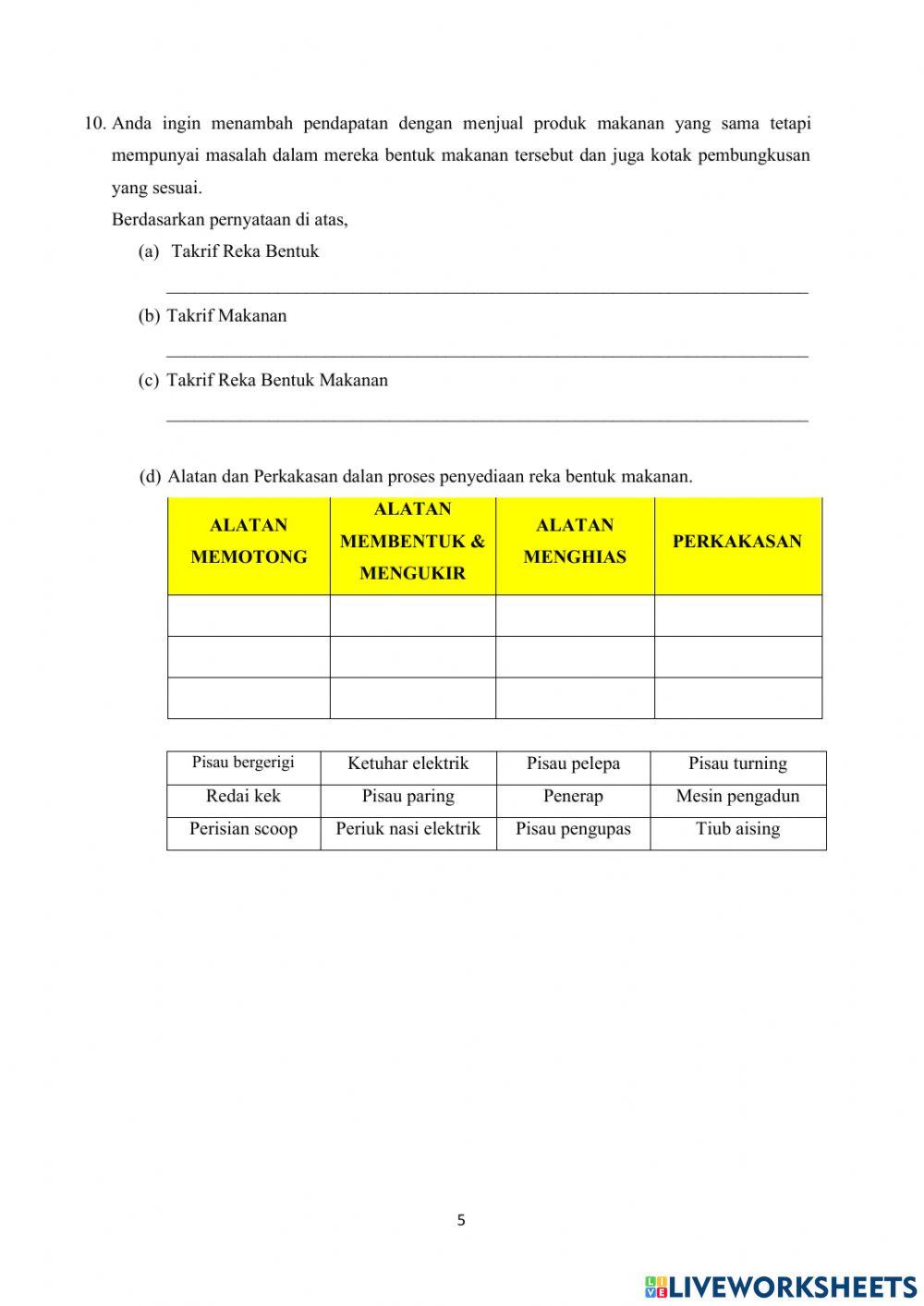Ulangkaji rbt tingkatan 2
