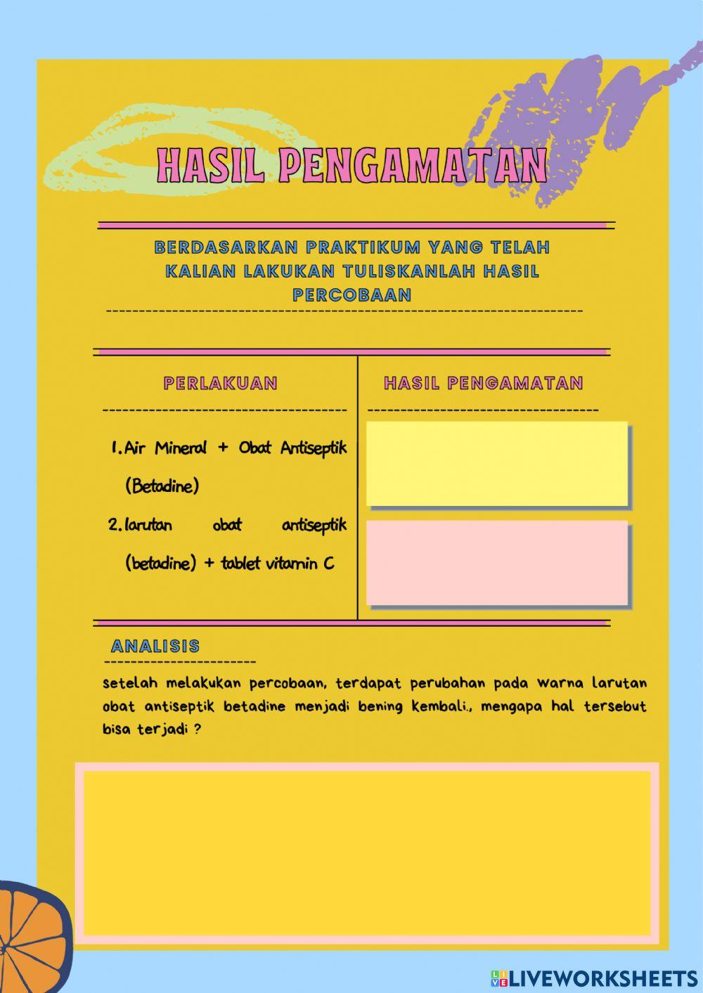 E-lkpd reaksi redoks