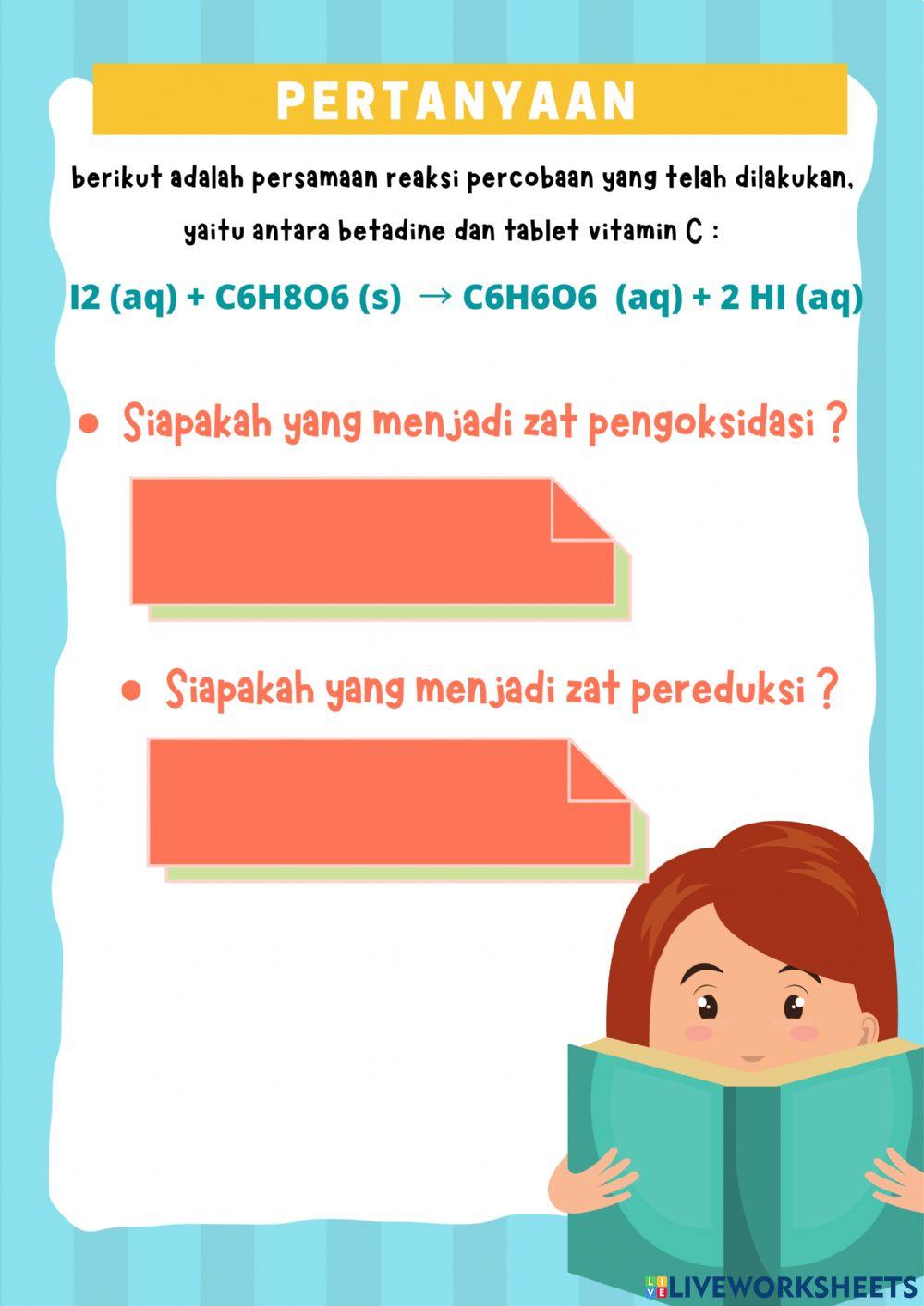 E-lkpd reaksi redoks