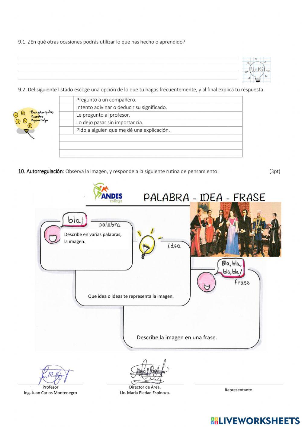 Prueba Quimestral de EESS