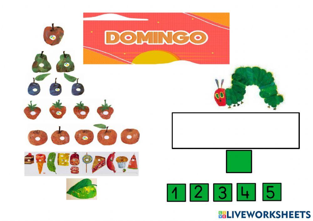 La pequeña oruga glotona Domingo