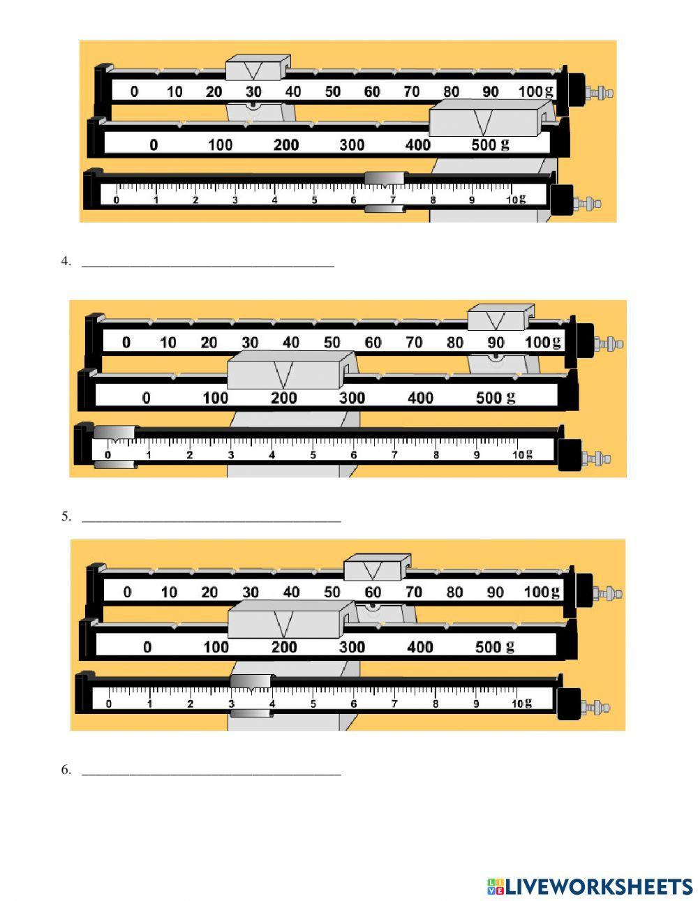 Triple beam balance