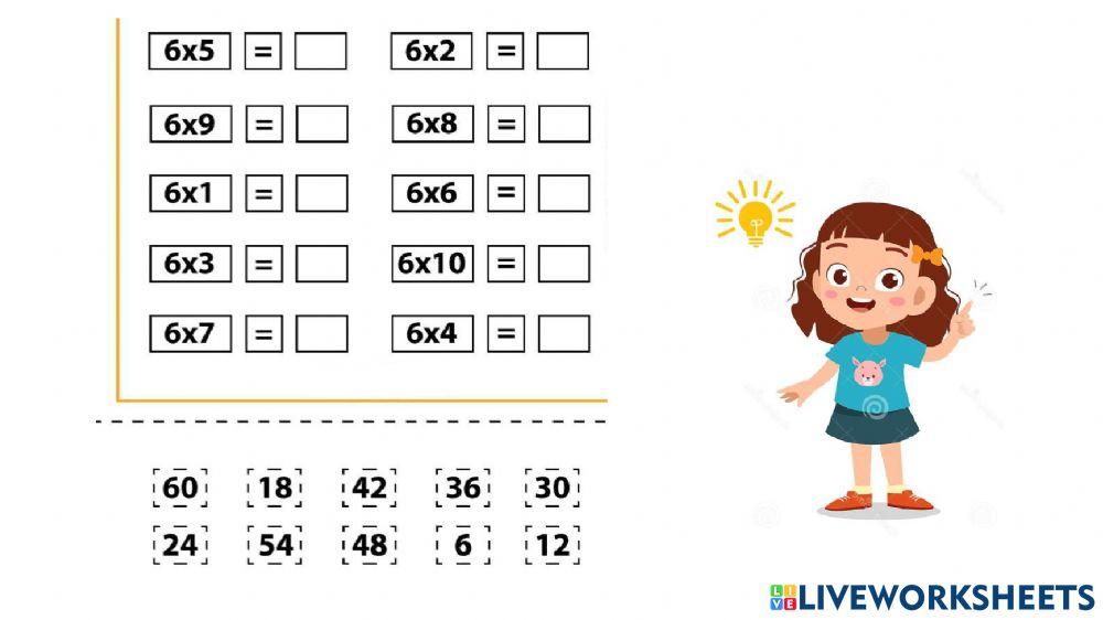 ТАБЛИЦЯ МНОЖЕННЯ  (вся)