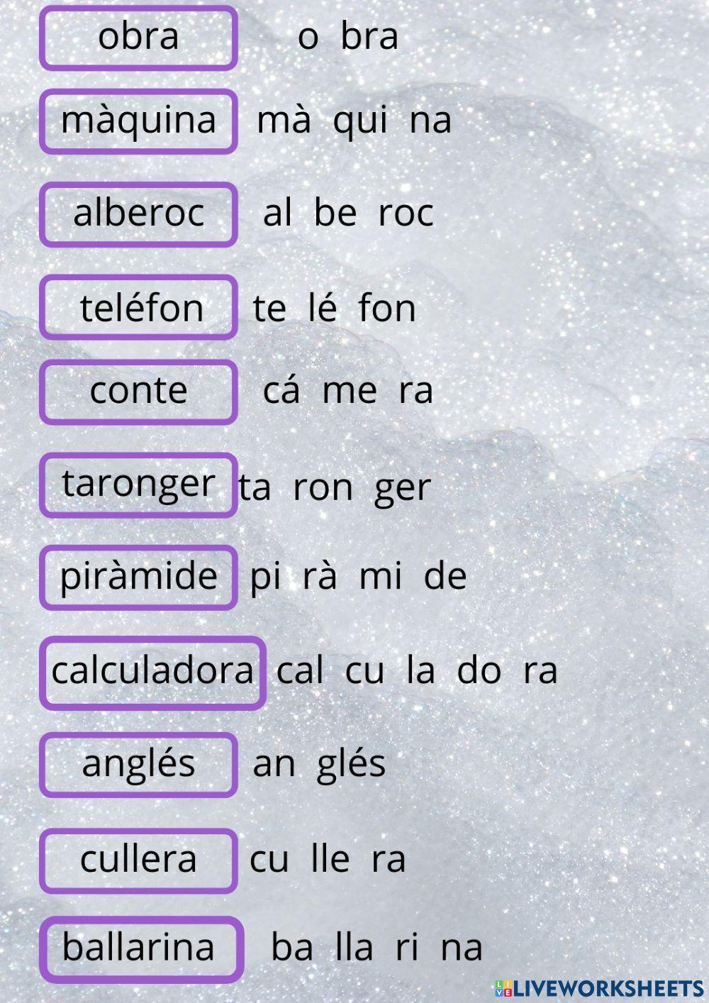 Silaba tonica i atona