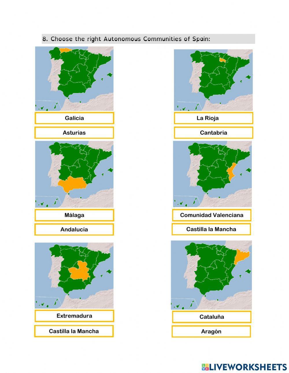 Political organisation of Spain AD