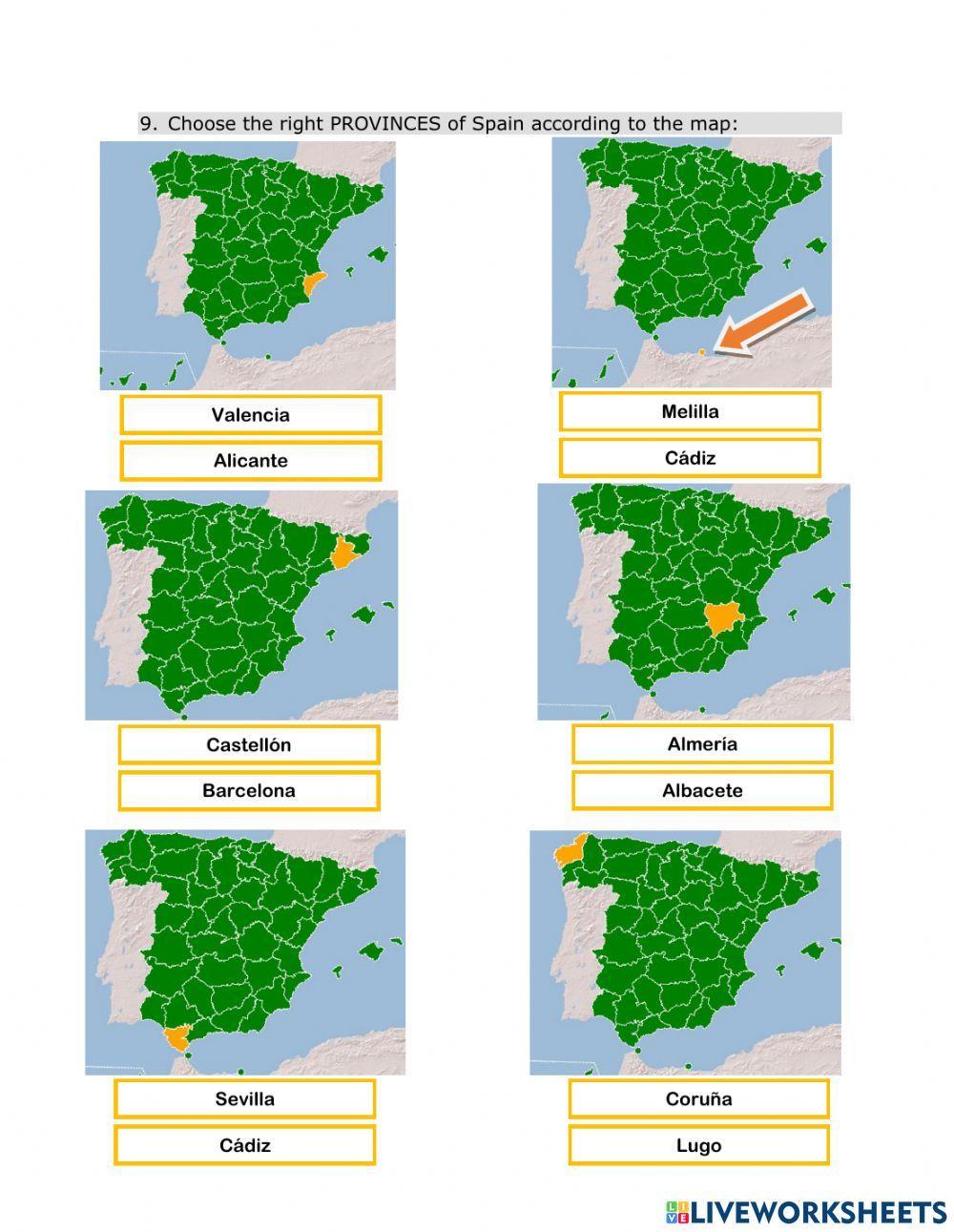 Political organisation of Spain AD