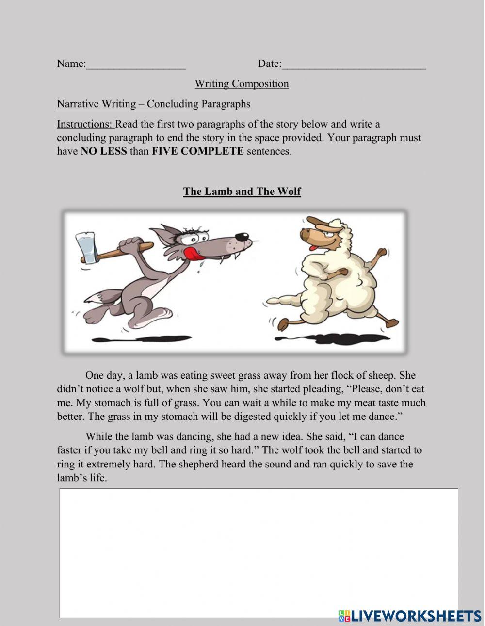 Concluding Paragraphs