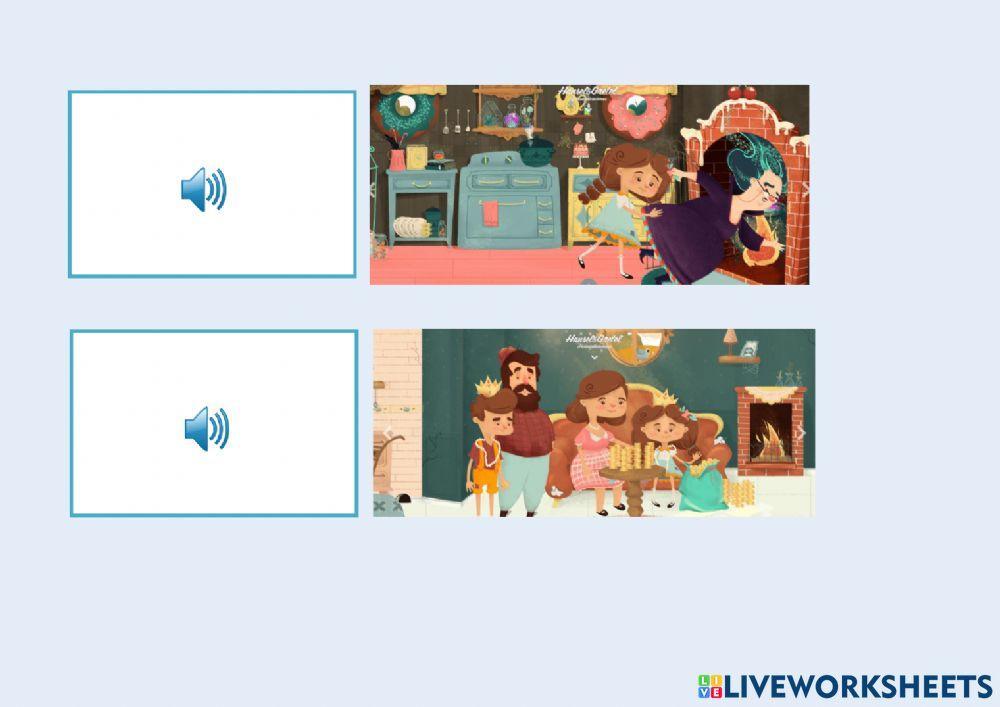 Actividades del cuento HANSEL Y GRETEL