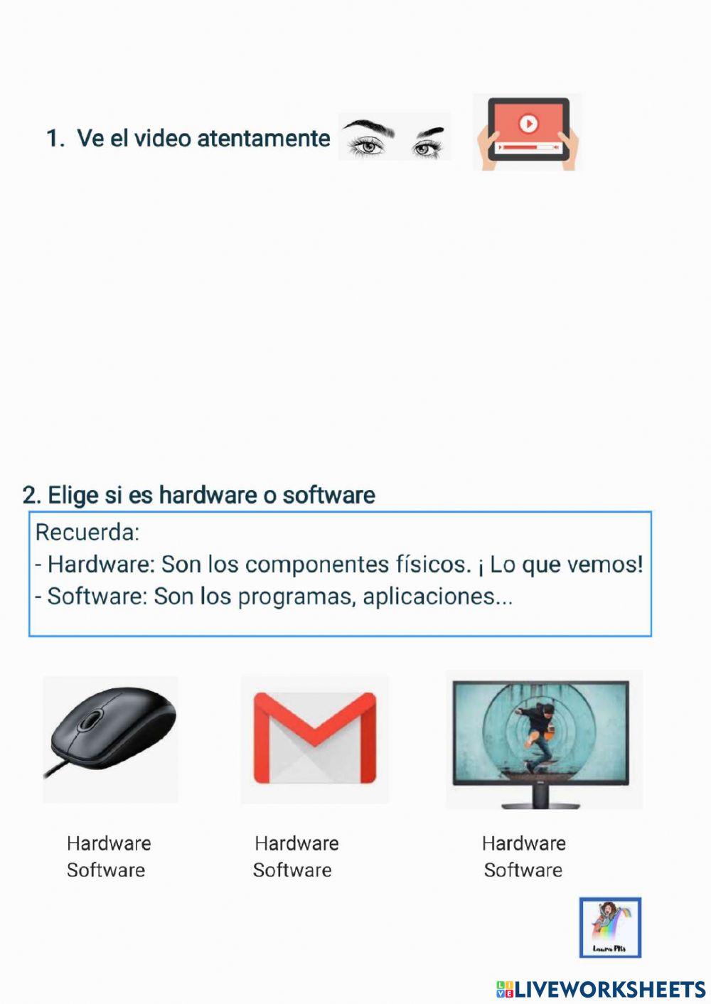 Hardware o software worksheet | Live Worksheets