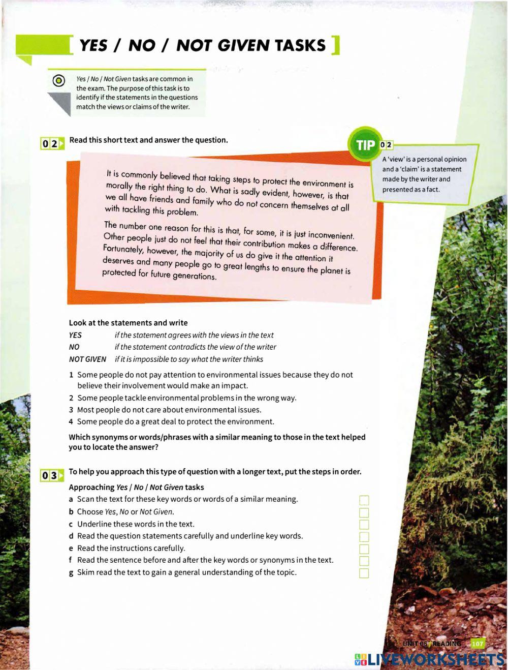 Mindset 2 - Reading Unit 6