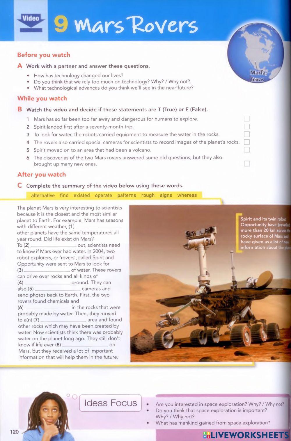 Unit 9 Mars Rovers