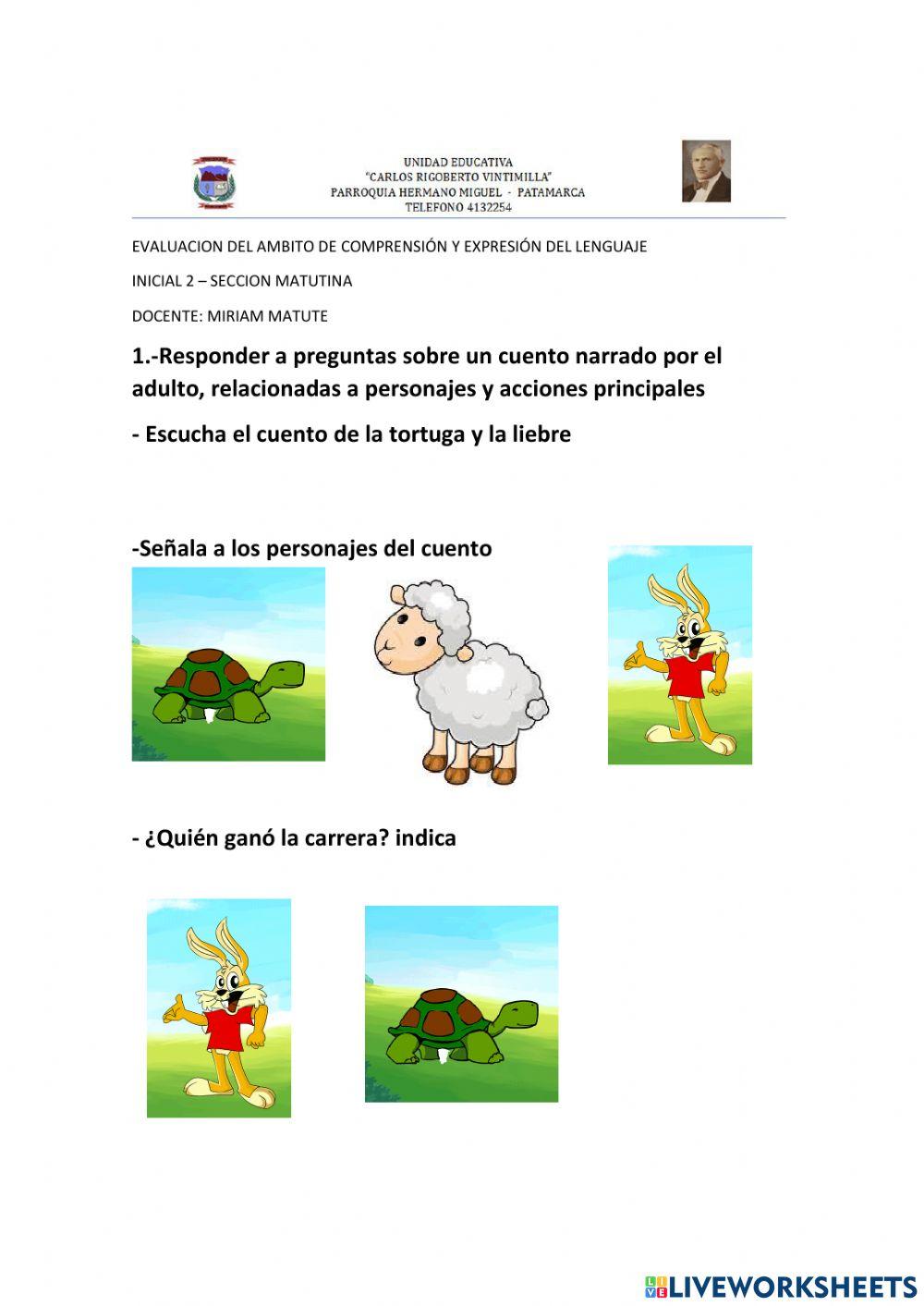 Ámbito de Comprensión y expresión del lenguaje