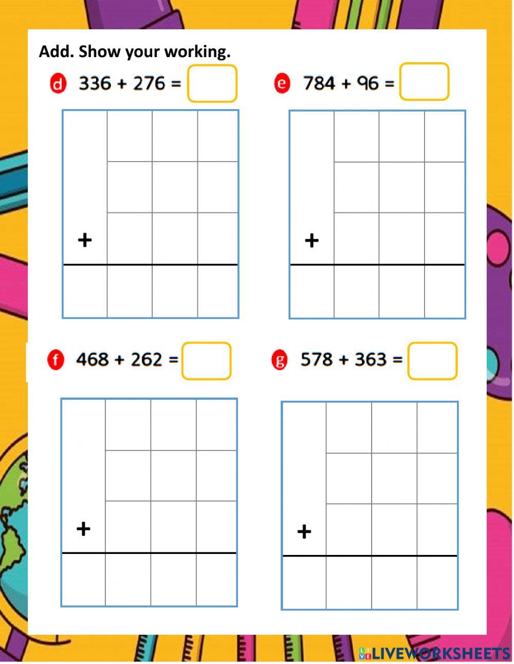 TB p34-36 Addition with regrouping tens and ones