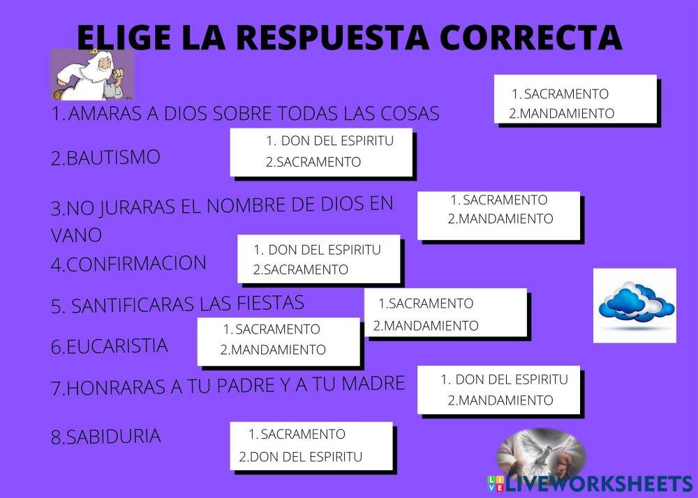Mandamientos o sacramentos