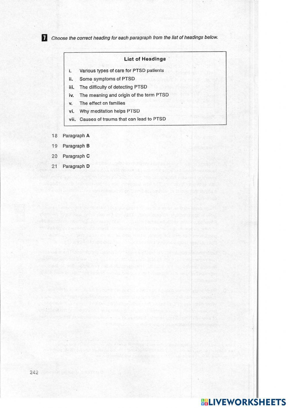 Ielts reading free interactive worksheets 4075861