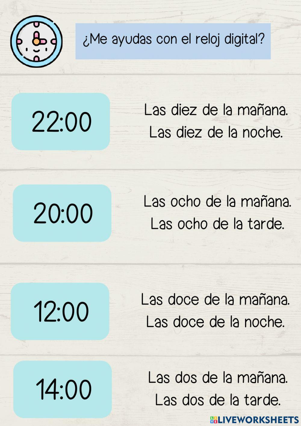 Las horas i