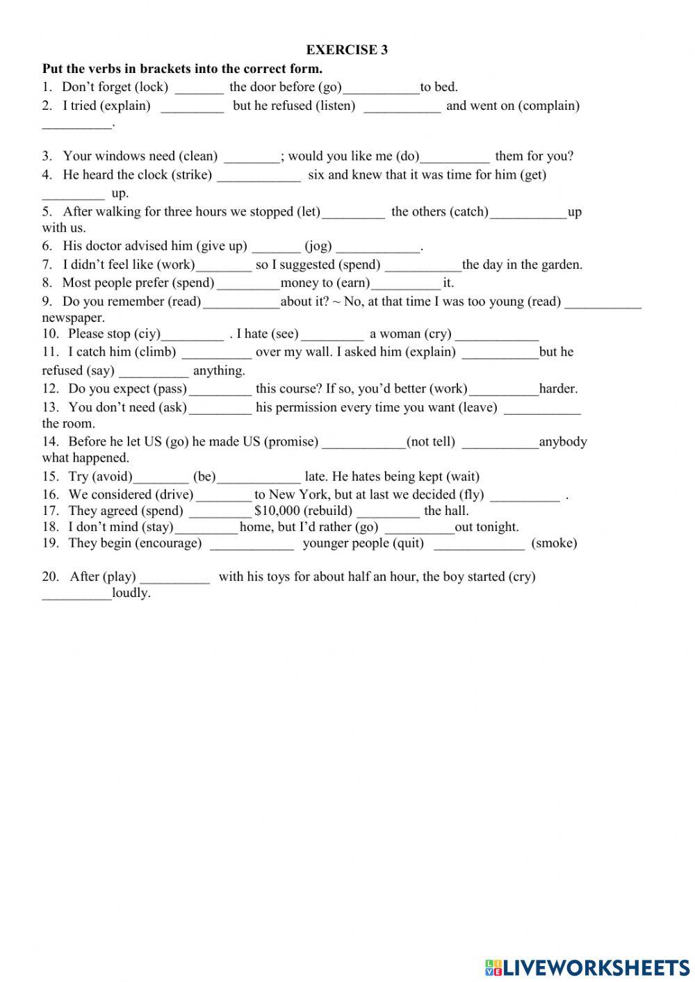 English 9 sheet 6