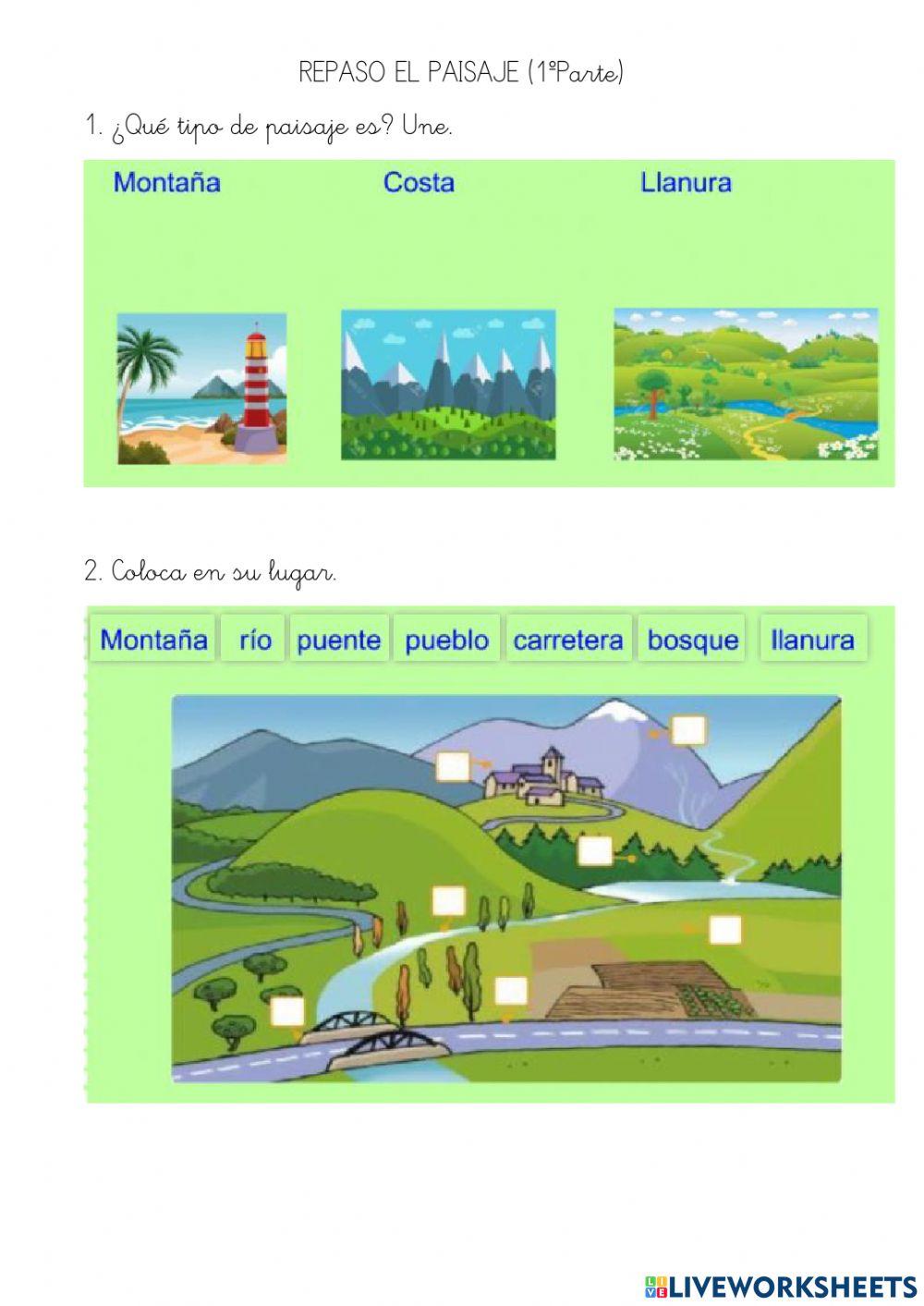 El paisaje y el agua